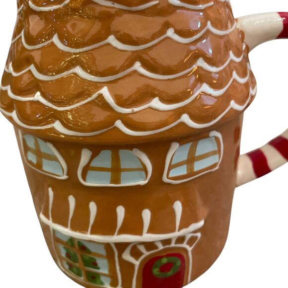 Target Wondershop Gingerbread House Mug 15oz Christmas 2024 Cocoa Coffee NEW - Picture 3 of 10